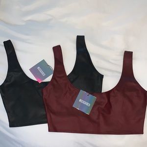 MISSGUIDED  bandeau tops NWT